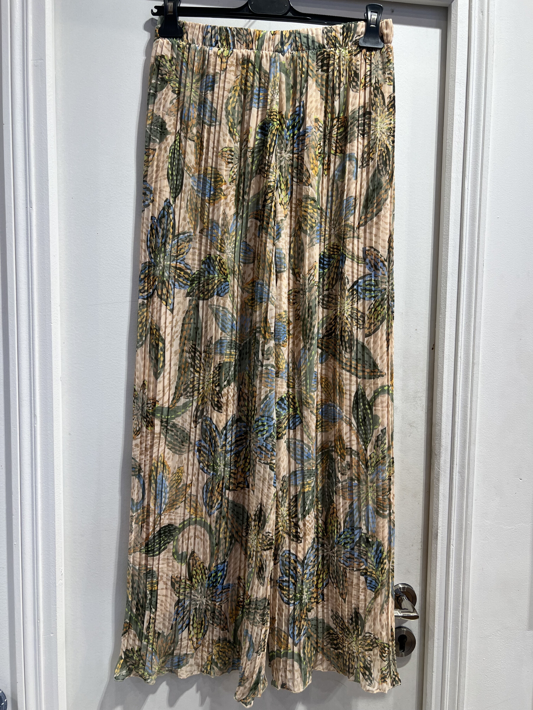Mayorista LATINO - Pantalones de estampado floral floral floral floral caqui