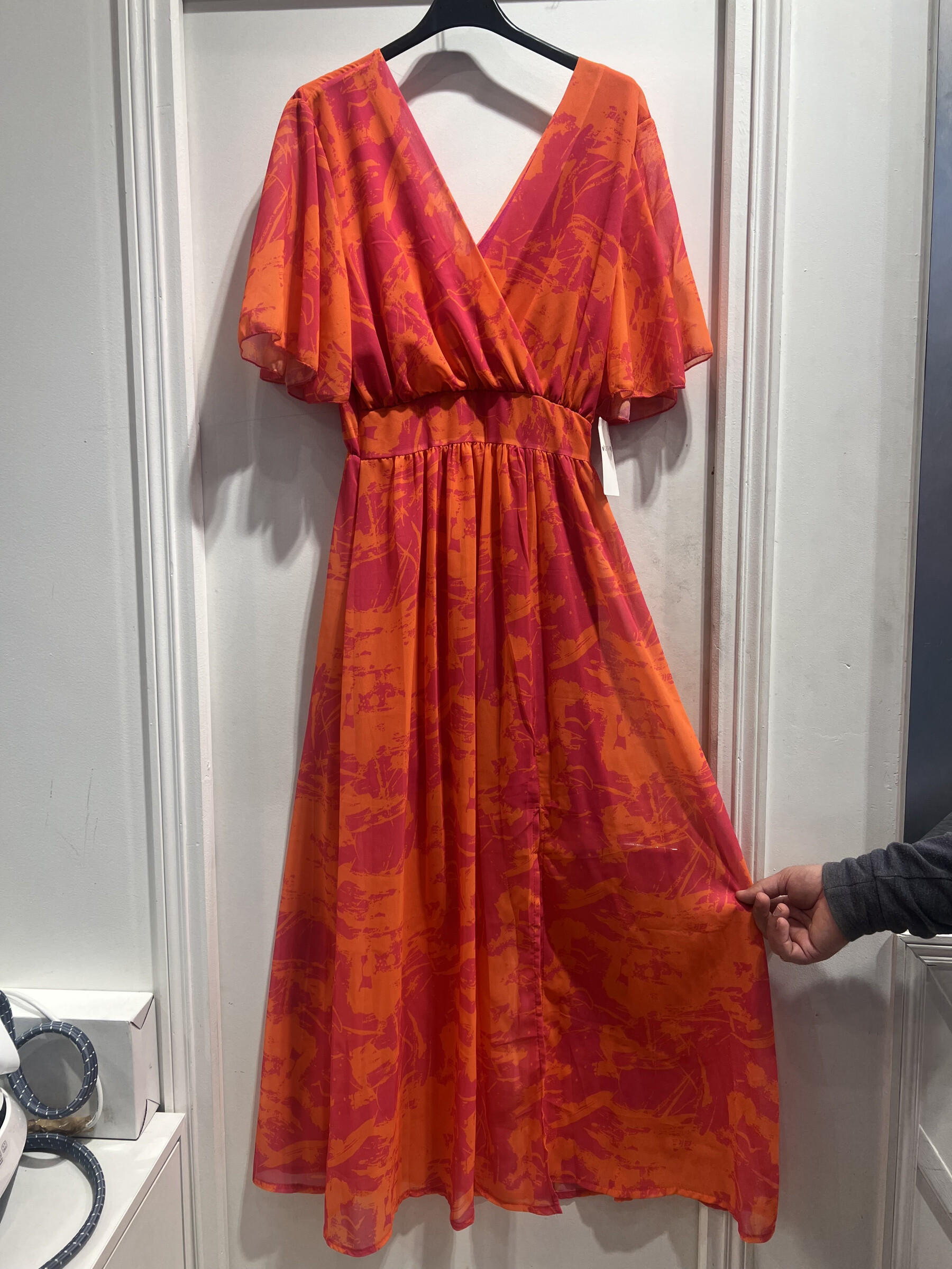 Wholesaler LATINO - Long printed bohemian dress