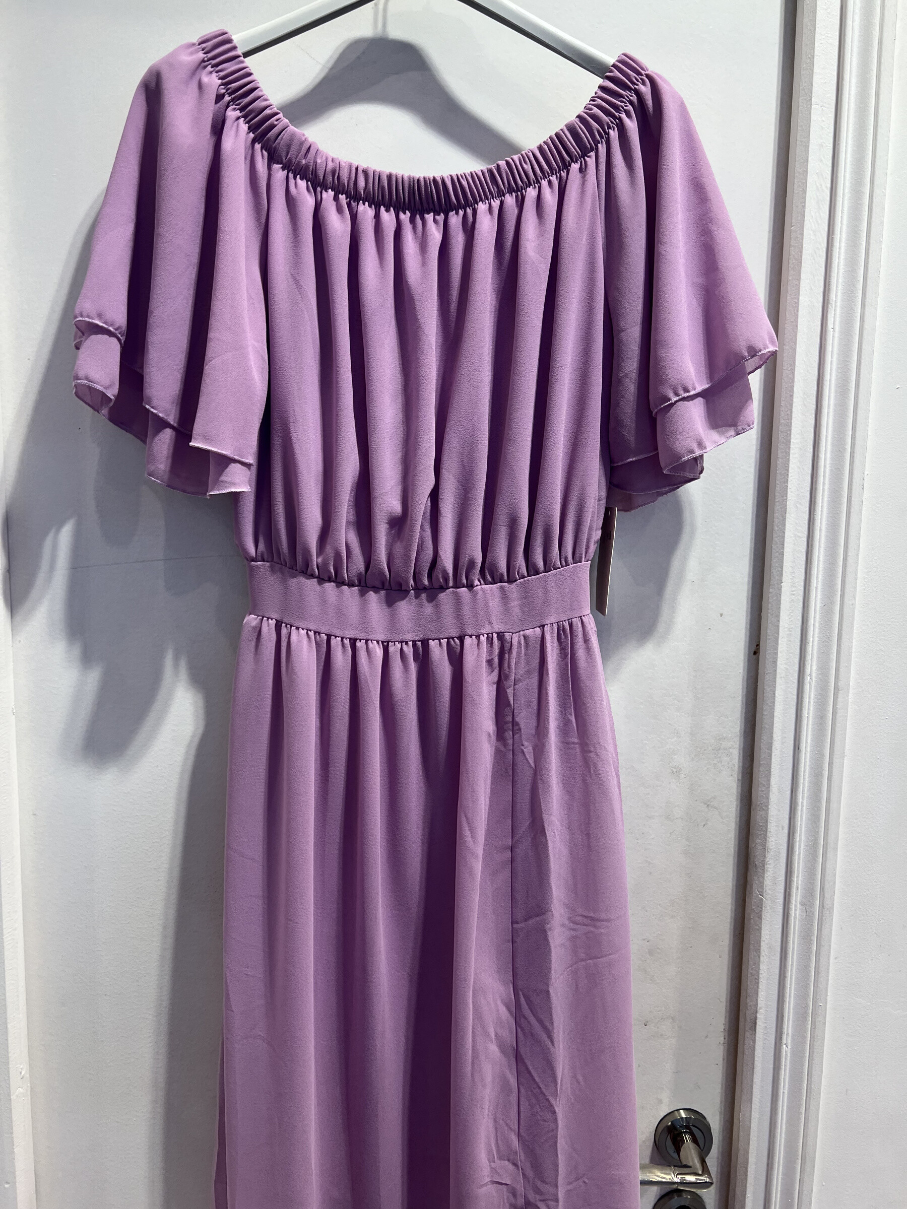 Mayorista LATINO - Vestido de fluido largo, desnudo para cortar