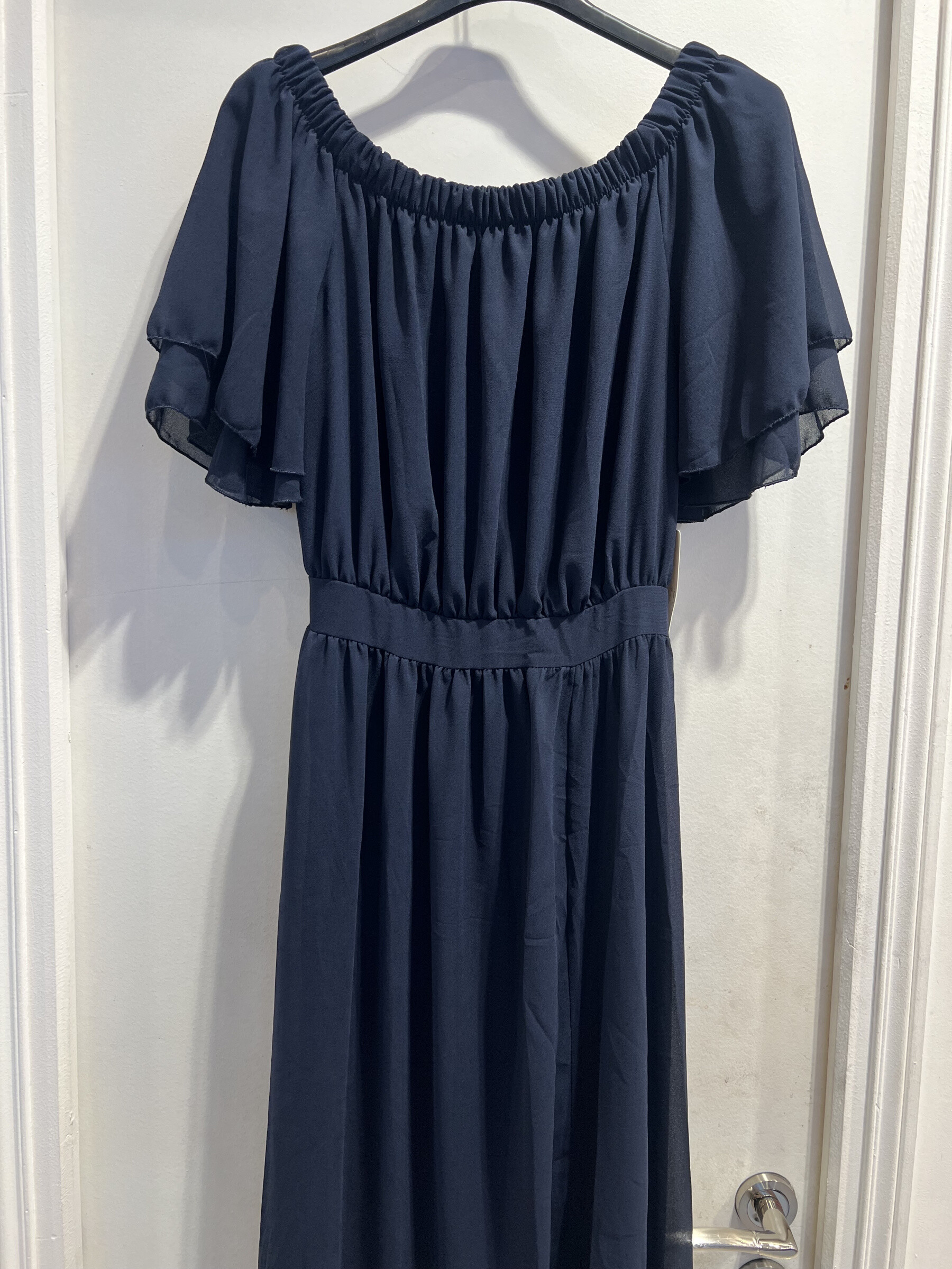 Mayorista LATINO - Vestido de fluido largo, desnudo para cortar