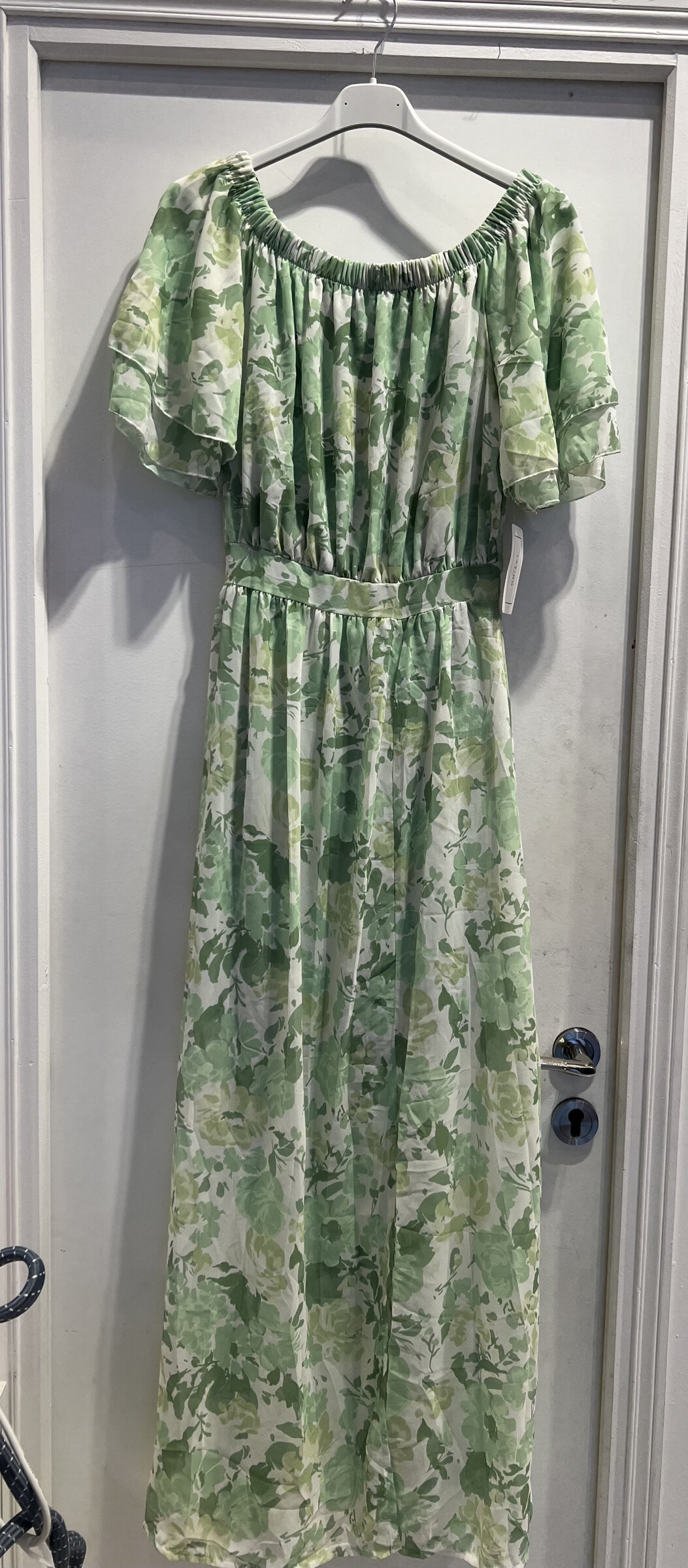 Mayorista LATINO - Vestido de fluido largo, desnudo para cortar
