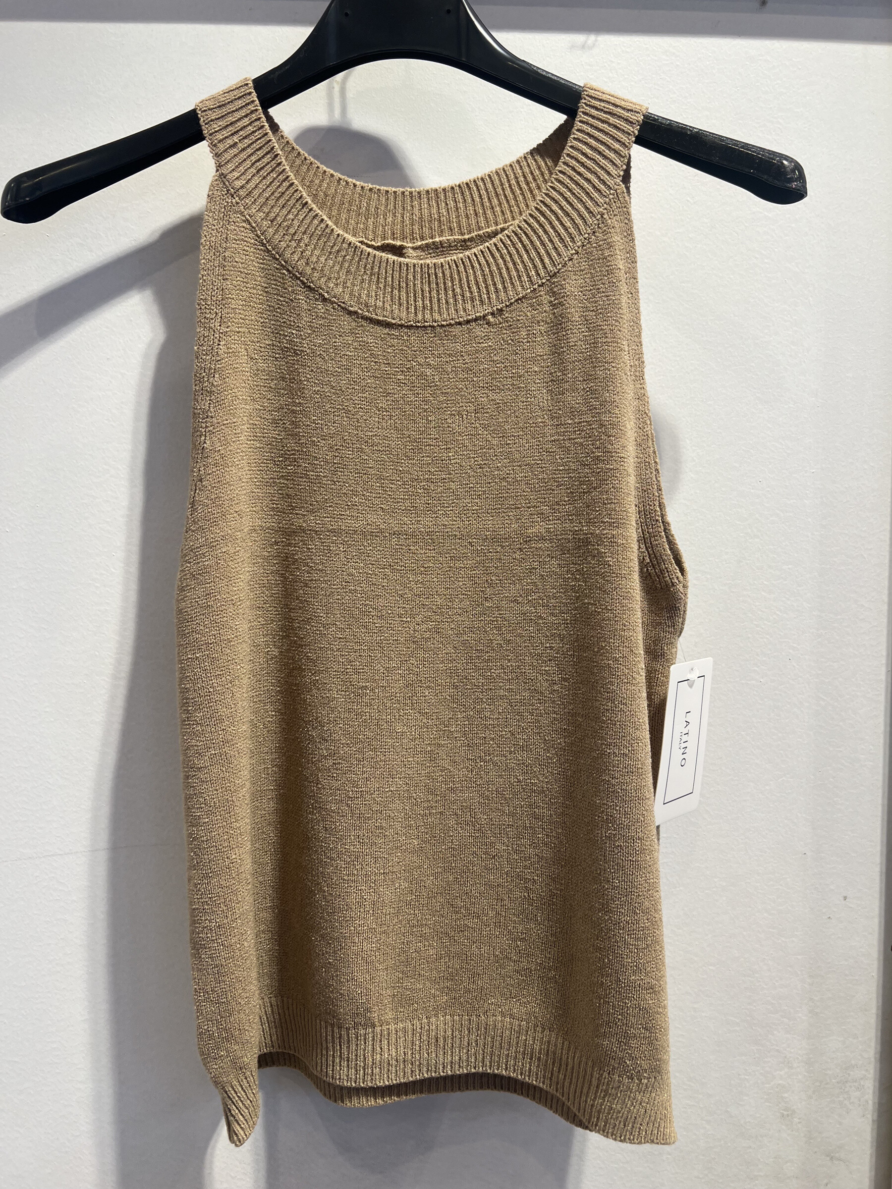Wholesaler LATINO - TOP WITHOUT STEM IN FINE MEILLE, CAMEL