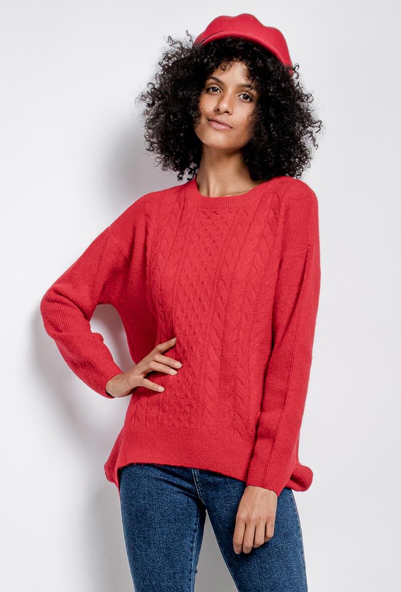 Wholesaler Laura & Laurent - Cable knit sweater