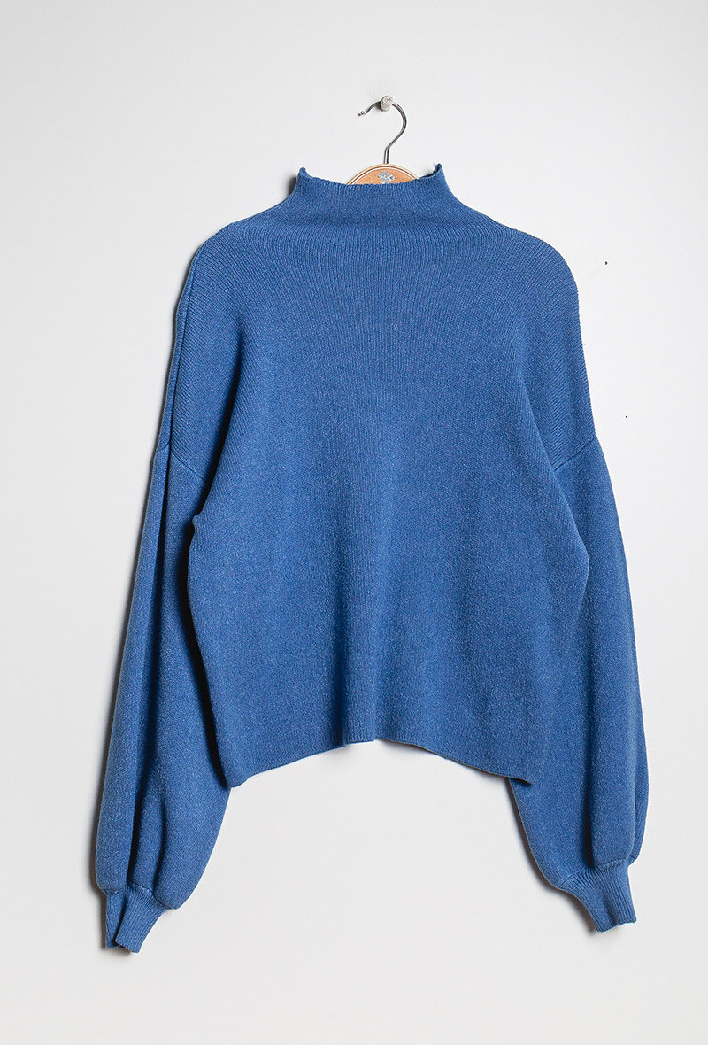 Wholesaler Laura & Laurent - Sweater with puff sleeves