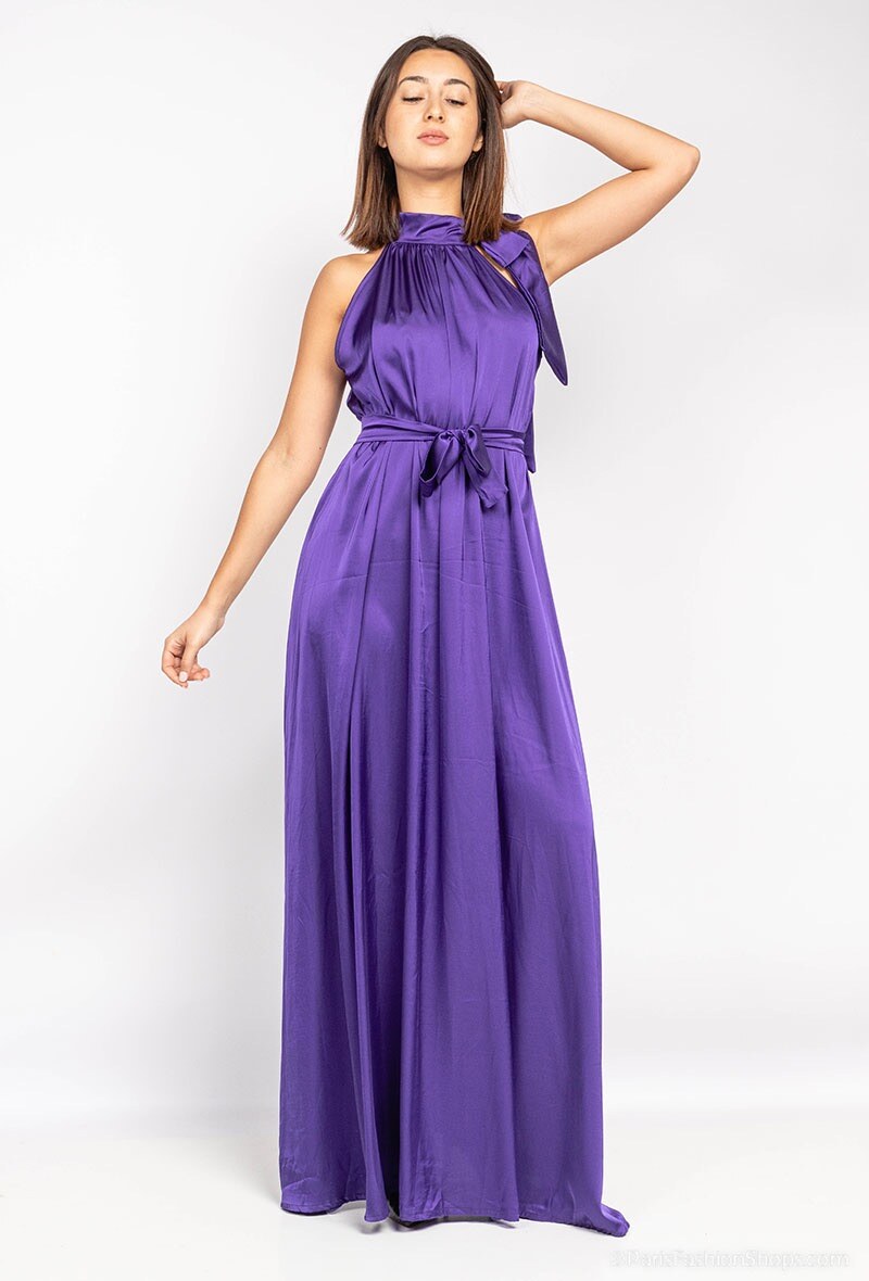 Wholesaler Laura & Laurent - Long satiny dress
