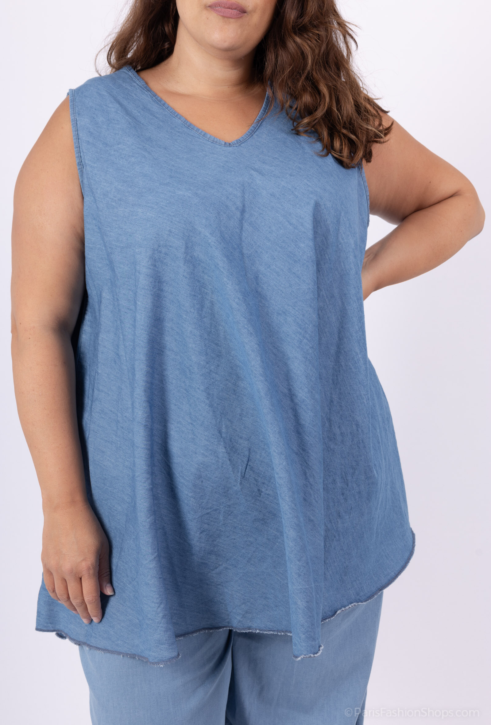 Mayorista LAURA PARIS (MKL) - Camiseta de mezclilla