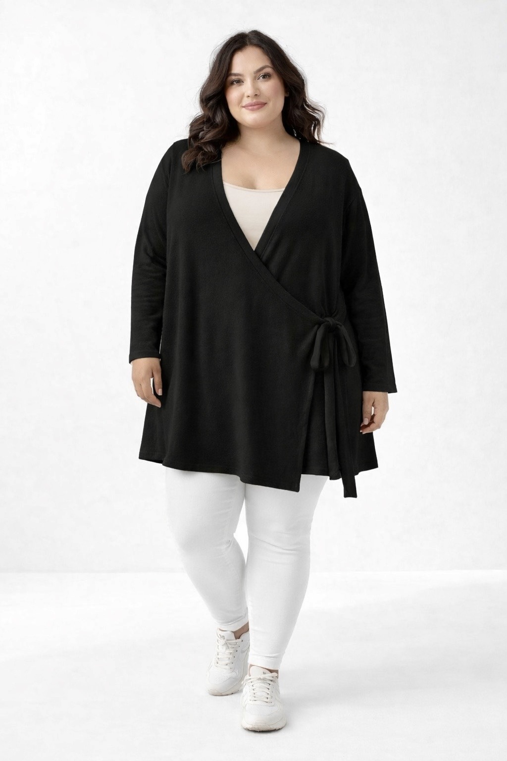 Wholesaler LAURA PARIS (MKL) - Long wrap cardigan