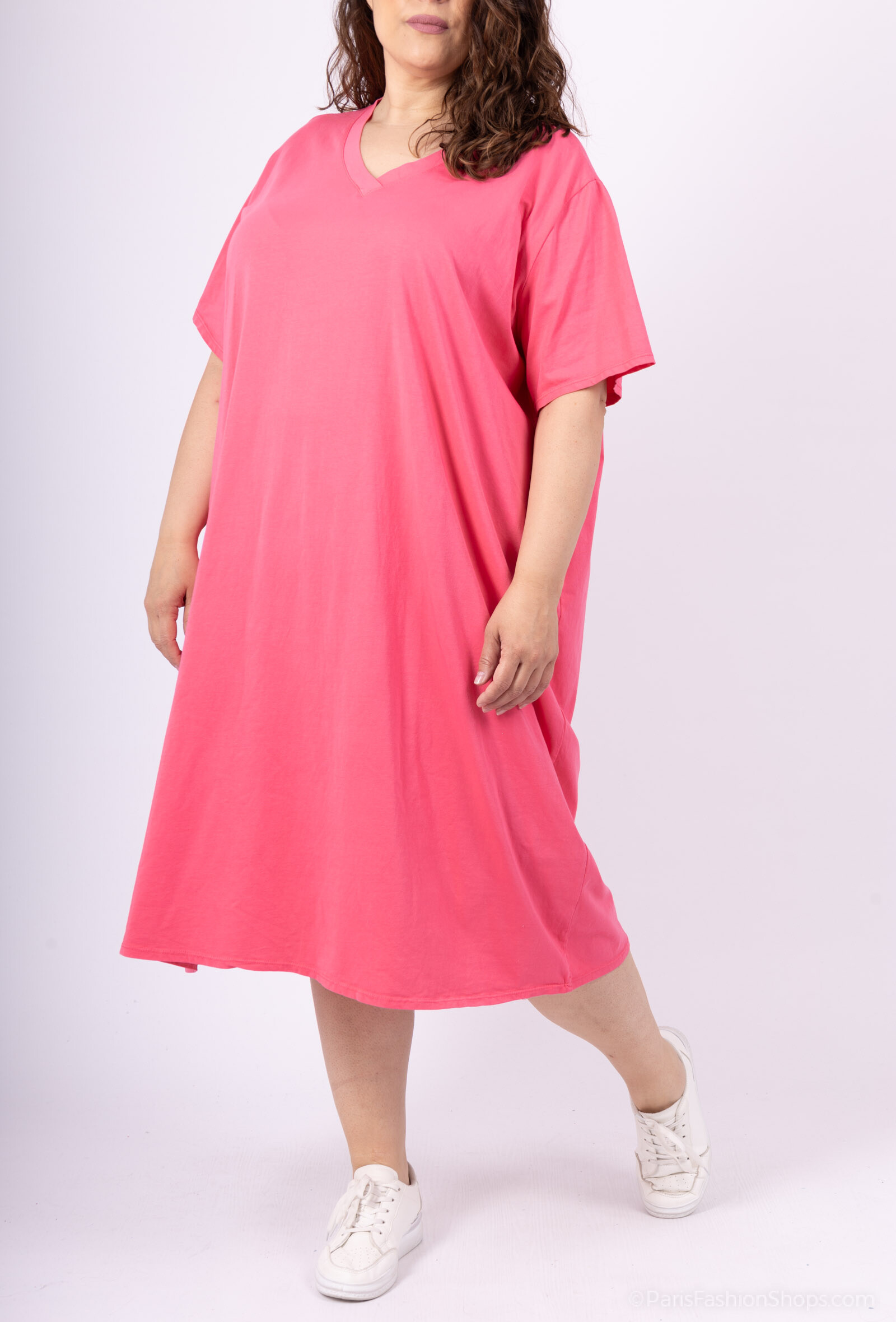 Mayorista LAURA PARIS (MKL) - Vestido de camiseta de algodón