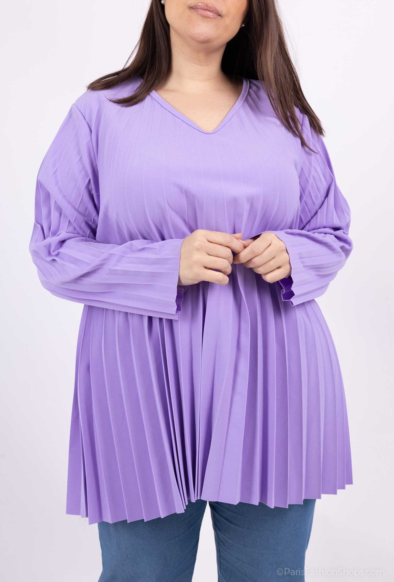 Wholesaler LAURA PARIS (MKL) - Long pleated scuba crepe dress
