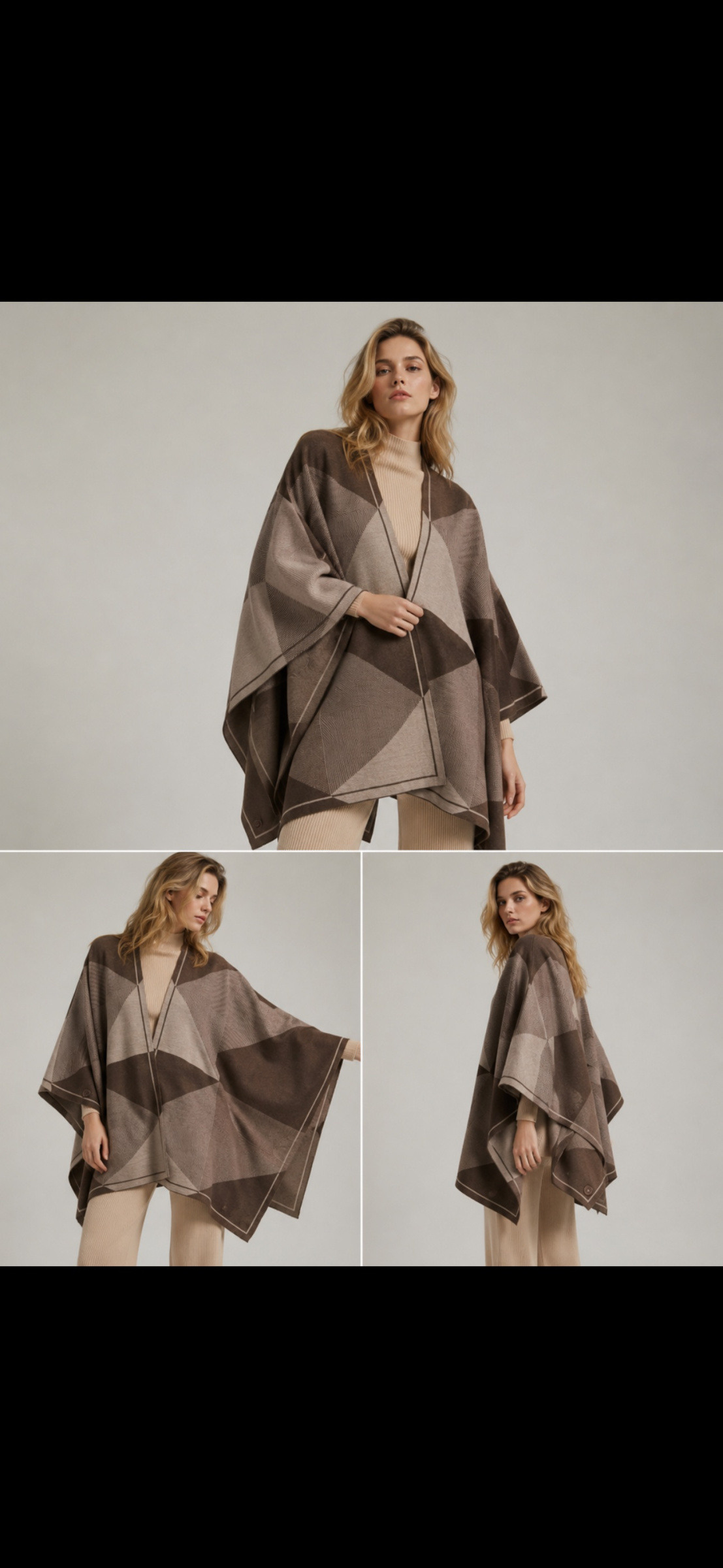 Wholesaler LAURIER - Poncho sweater
