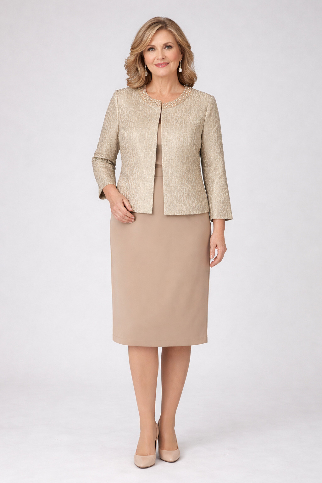 Großhändler Lautinel - 2-teiliges Set aus Blazer und Kleid
