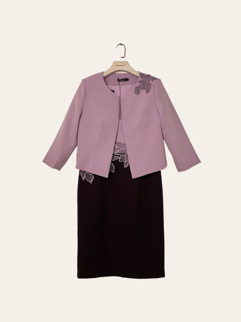 Wholesaler Lautinel - 2-piece blazer and floral dress set