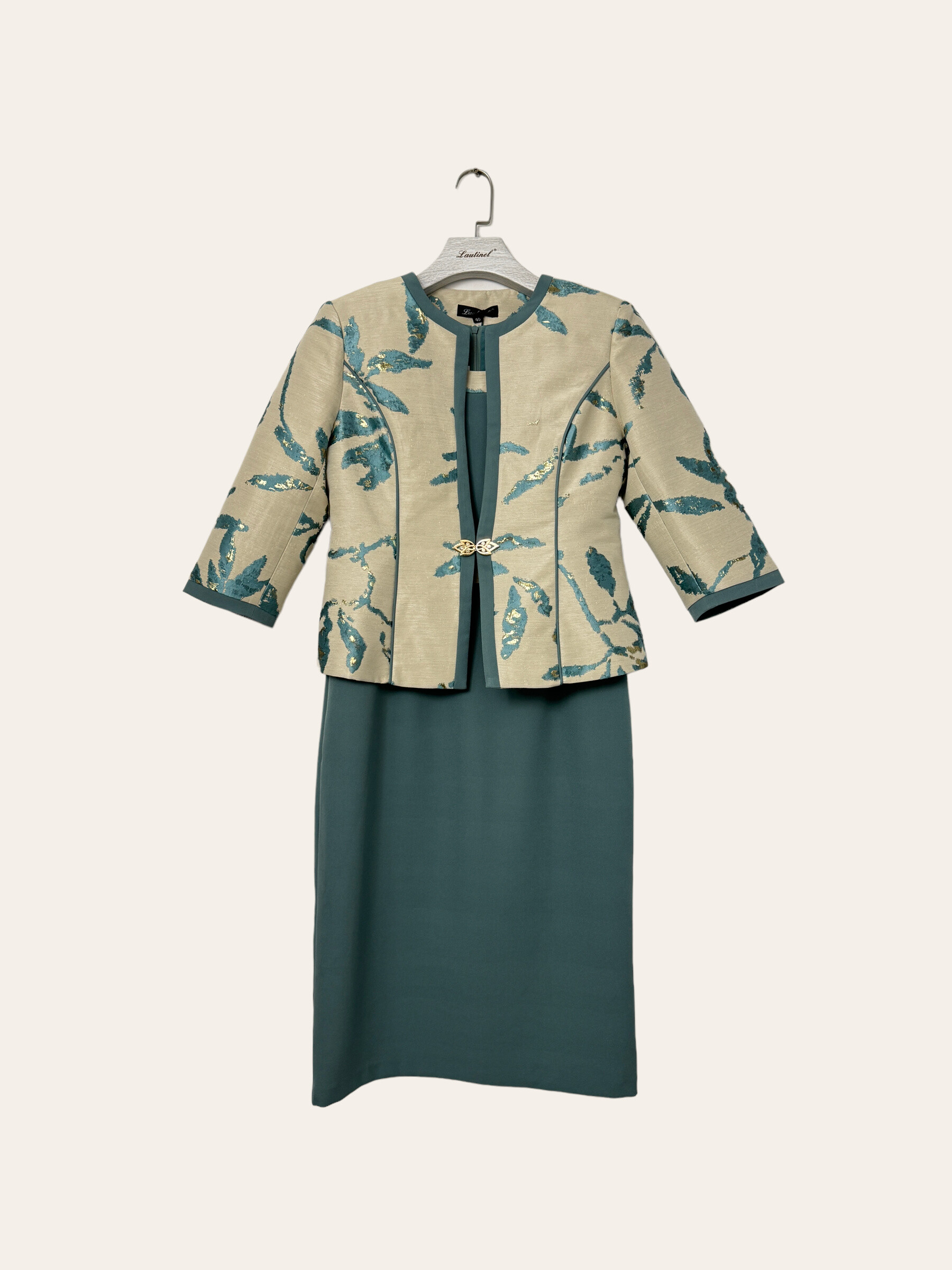 Wholesaler Lautinel - 2 Piece Blazer Set with Midi Dress