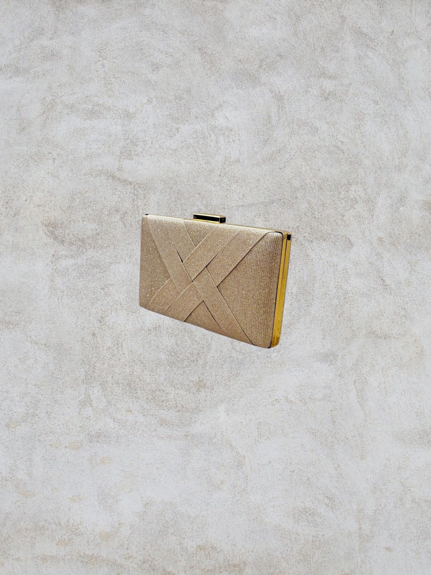 Wholesaler Lautinel - Evening clutch in shiny and braided fabrics