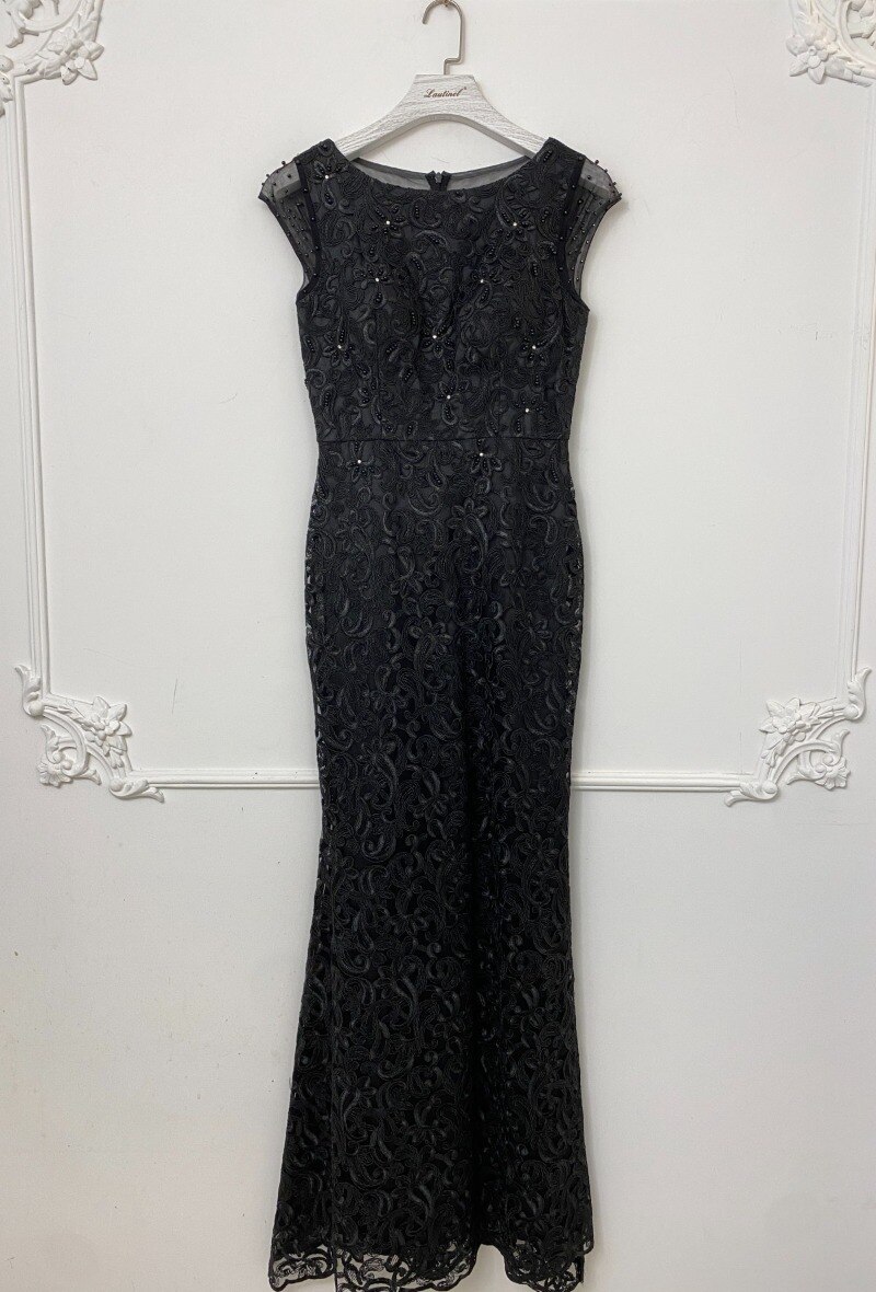 Grossiste Lautinel - Robe de soirée longue brodée