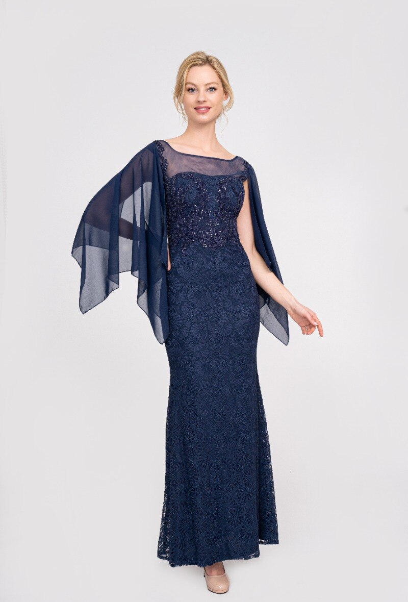 Grossiste Lautinel - Robe de soirée dentelle