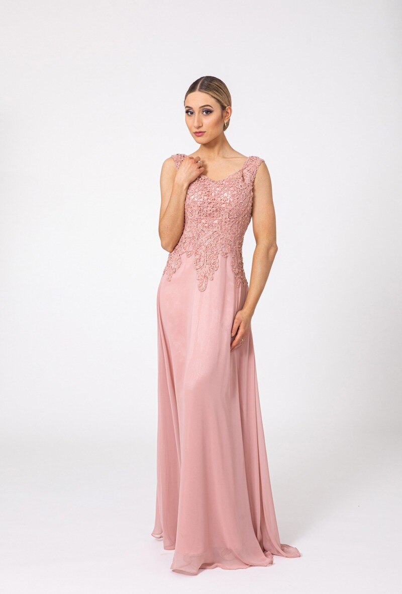 Großhändler Lautinel - Abendkleid aus Spitze