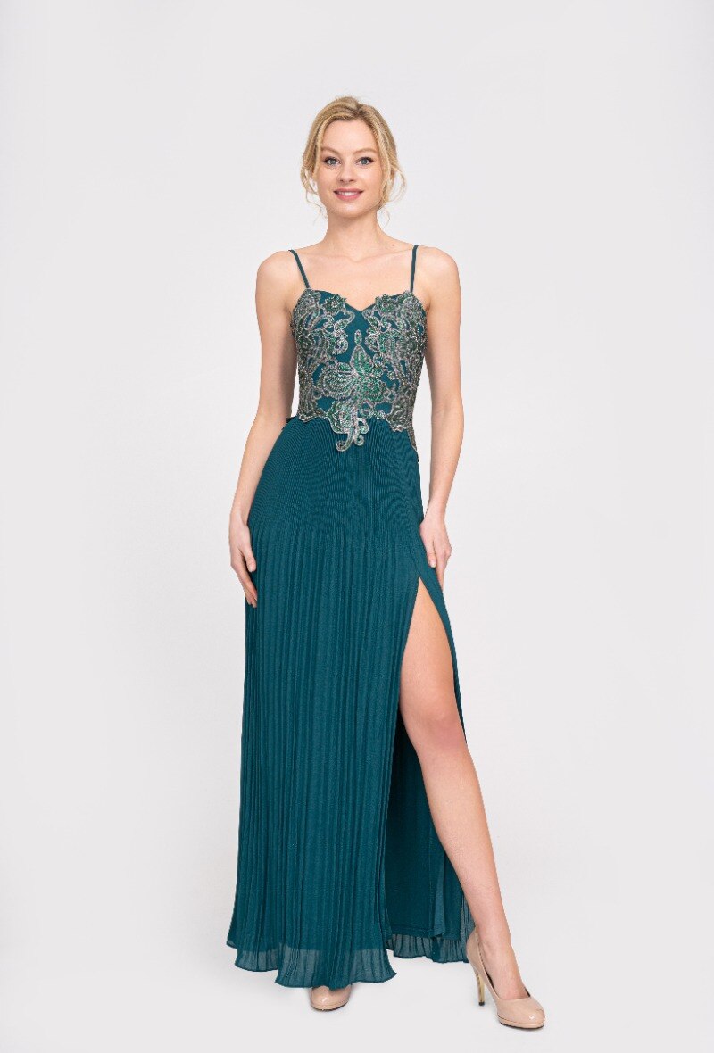 Großhändler Lautinel - Trägerloses Abendkleid