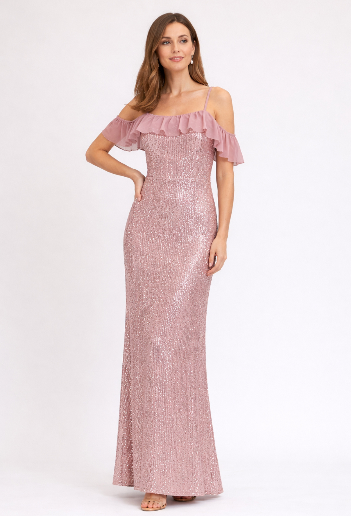 Wholesaler Lautinel - Sequin evening dress