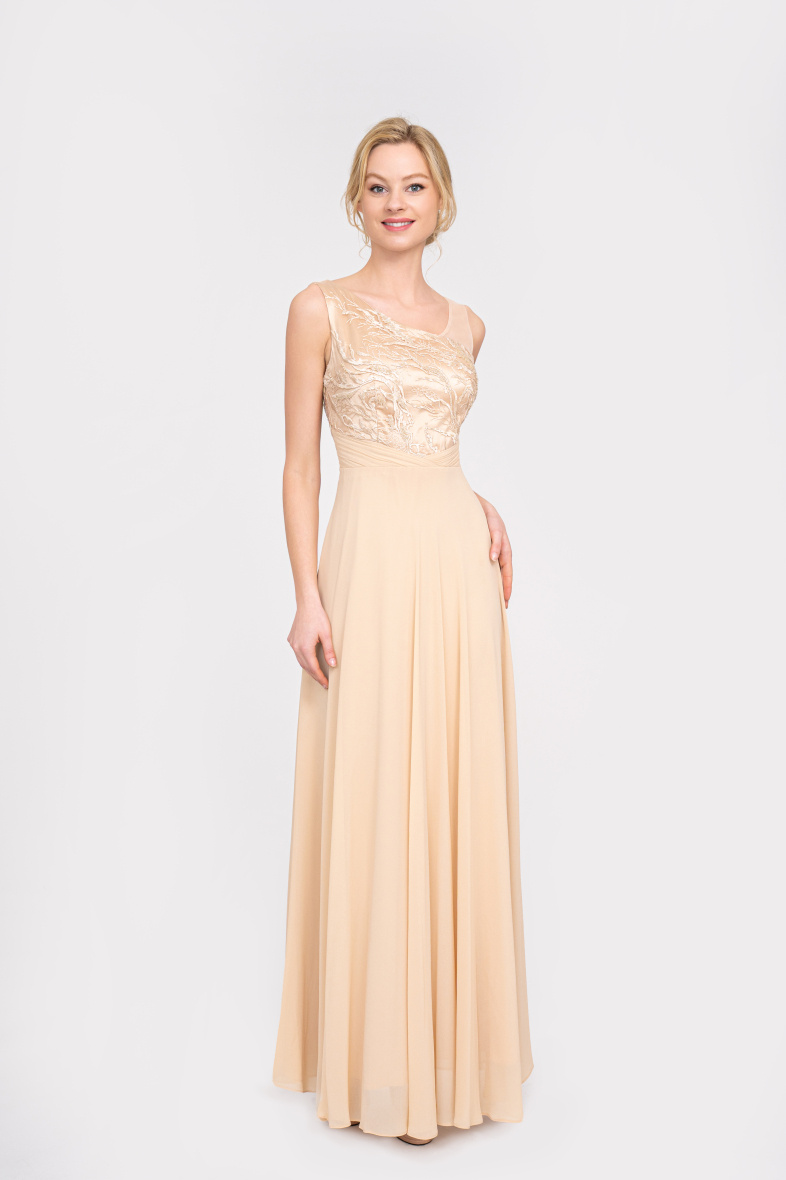 Grossiste Lautinel - Robe de soirée asymétrique