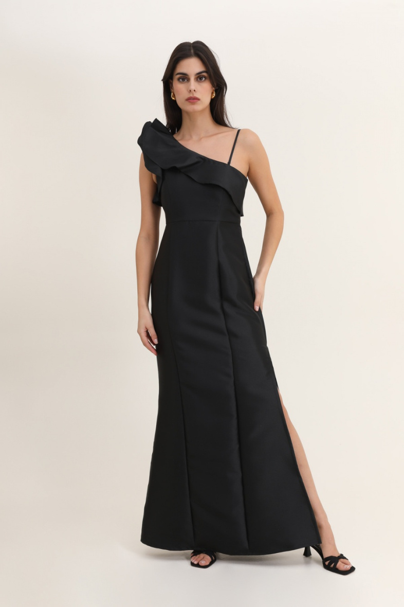 Grossiste Lautinel - Robe de soirée asymétrique