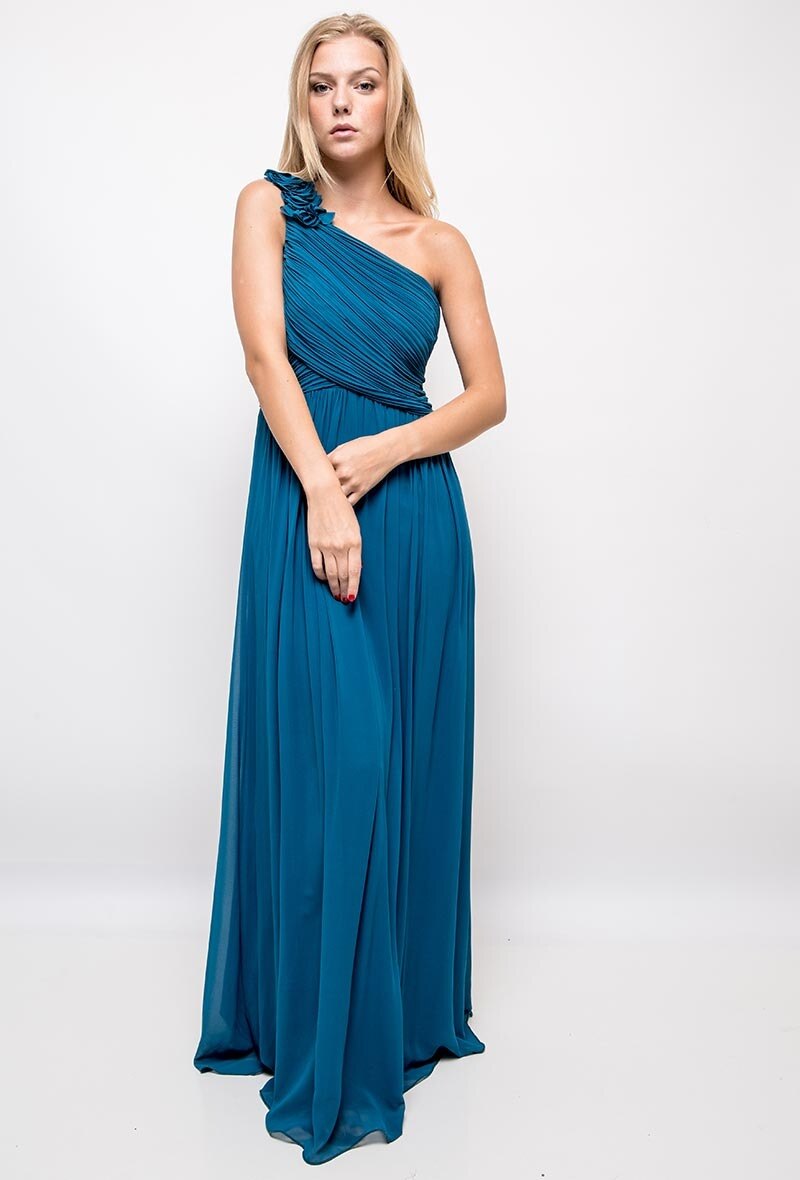 Grossiste Lautinel - Robe asymétrique plissée