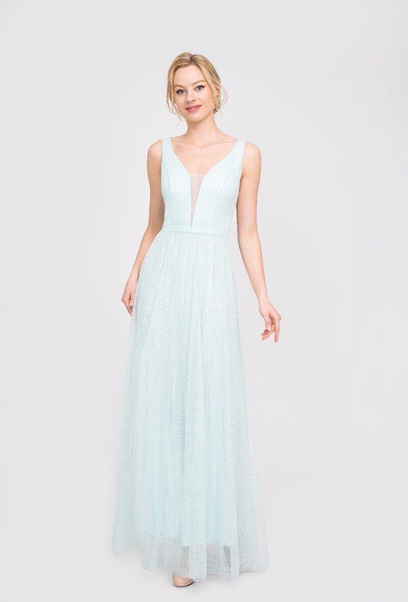 Großhändler Lautinel - Abendkleid mit Pailletten