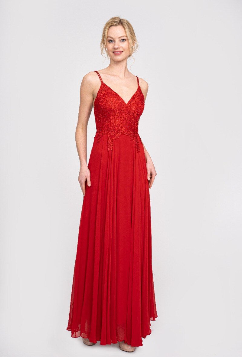 Grossiste Lautinel - Robe de soirée à bretellle