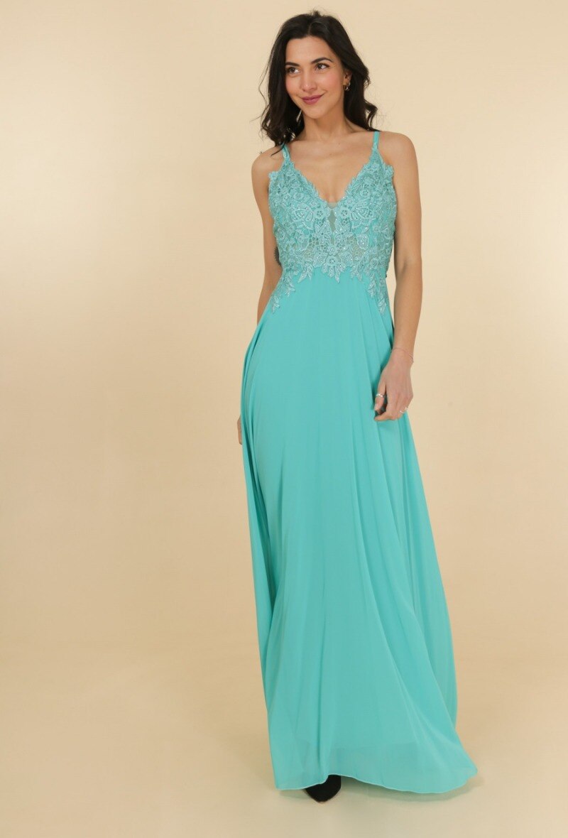 Grossiste Lautinel - Robe de soirée à bretelle