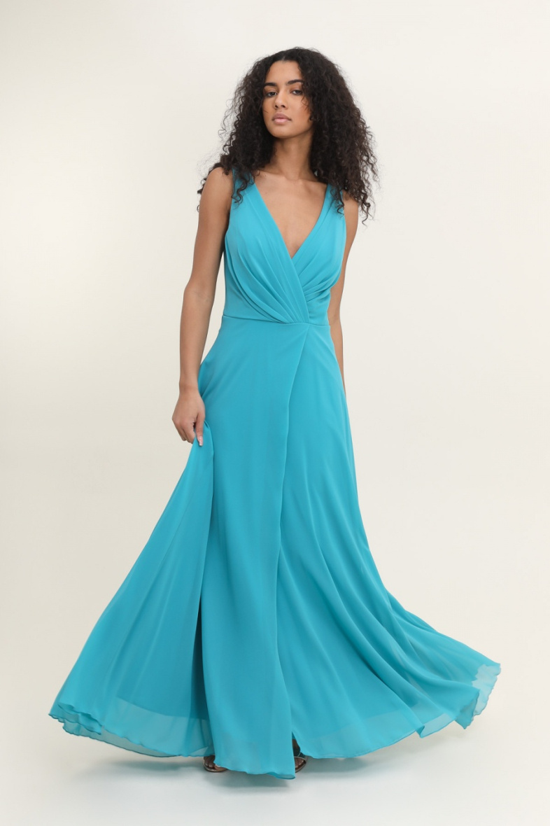 Grossiste Lautinel - Robe de soirée à fente