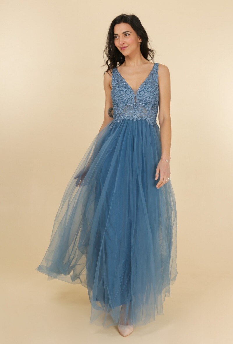 Wholesaler Lautinel - Tulle evening dress