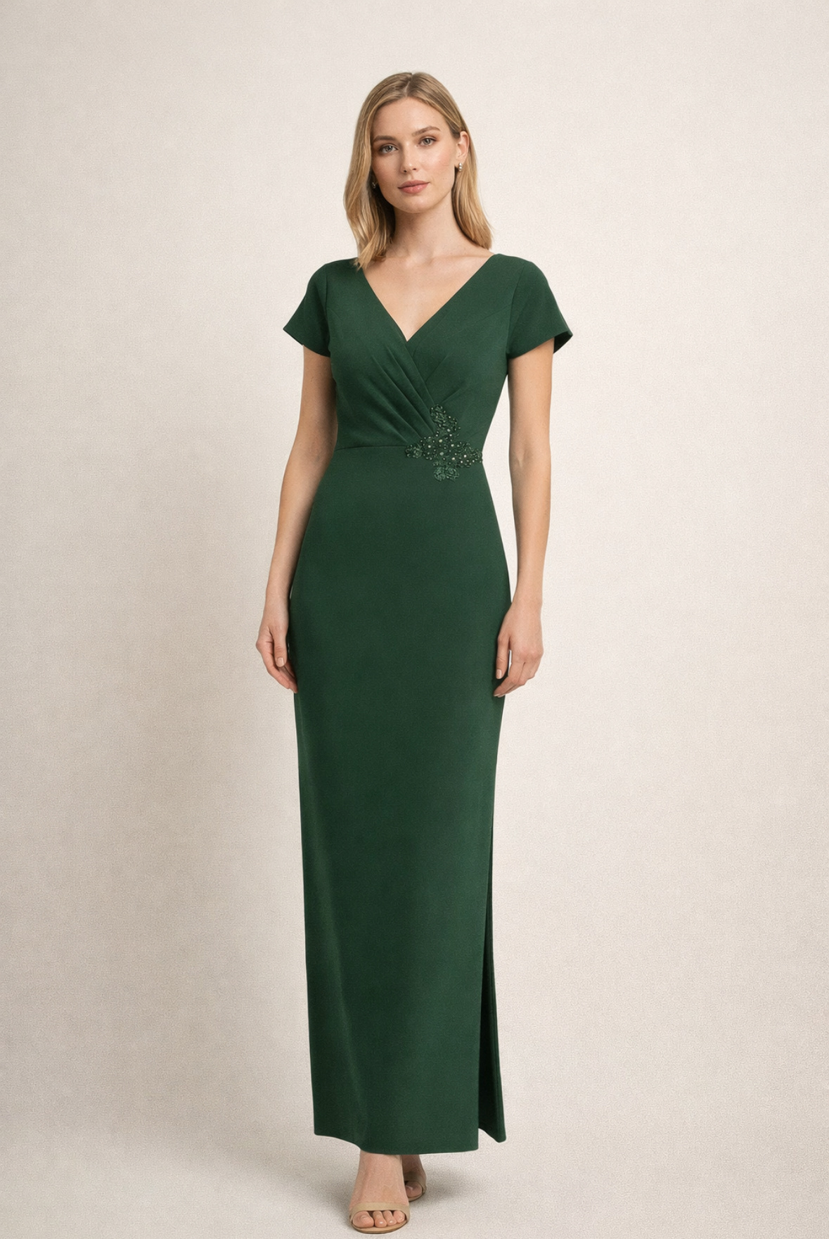 Großhändler Lautinel - Gerade geschnittenes Abendkleid