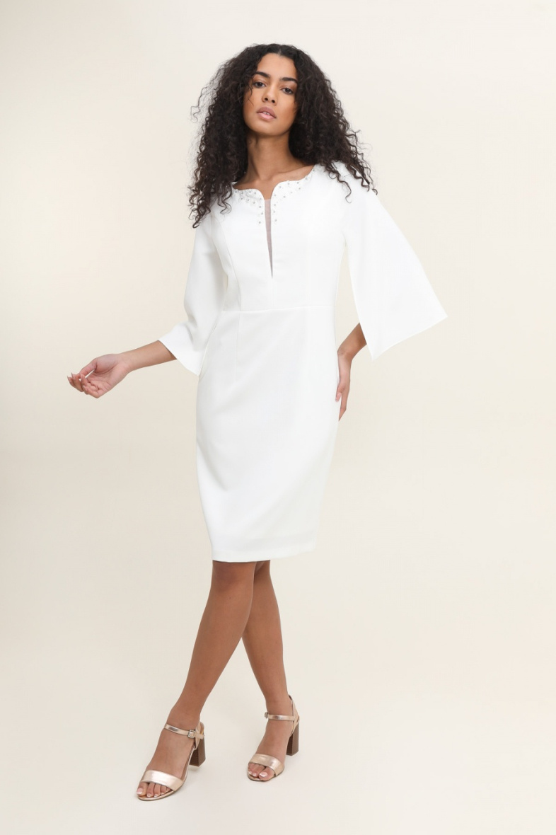 Wholesaler Lautinel - Elegant cocktail dress with sleeves