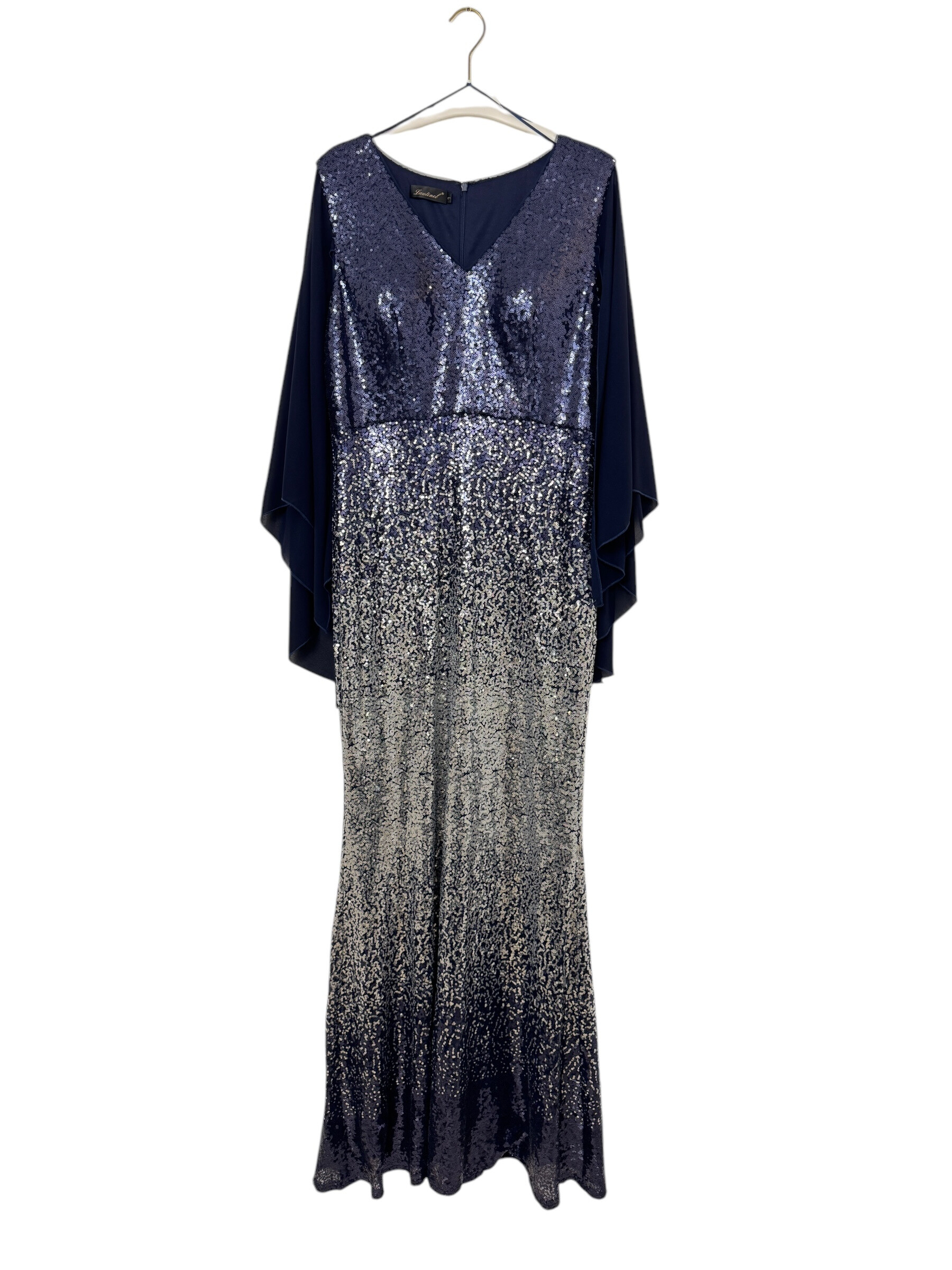 Wholesaler Lautinel - Long waist Sequin Evening Dress