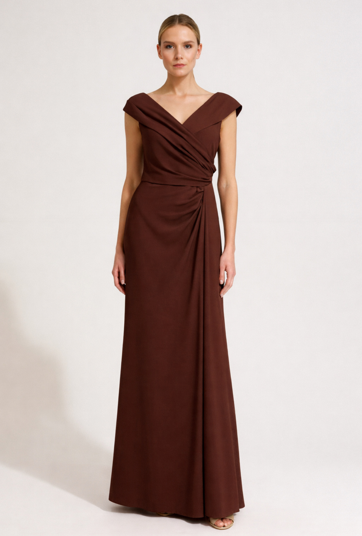 Grossiste Lautinel - Robe de soirée col bateau