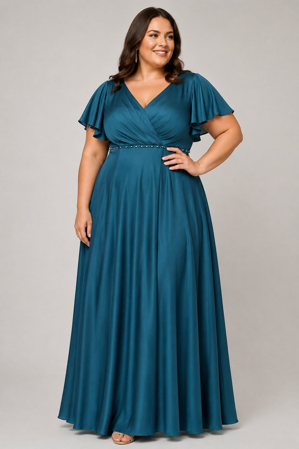 Grossiste Lautinel - Robe de soirée très grande taille