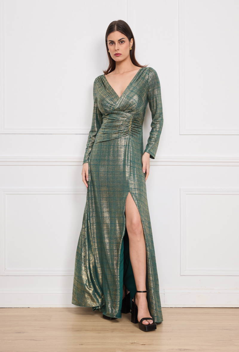 Grossiste Lautinel - Robe de soirée manche longue