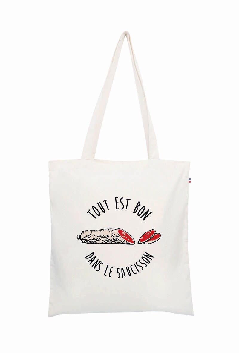 Wholesaler Le Tote-bag Français - Tout est bon dans le saucisson