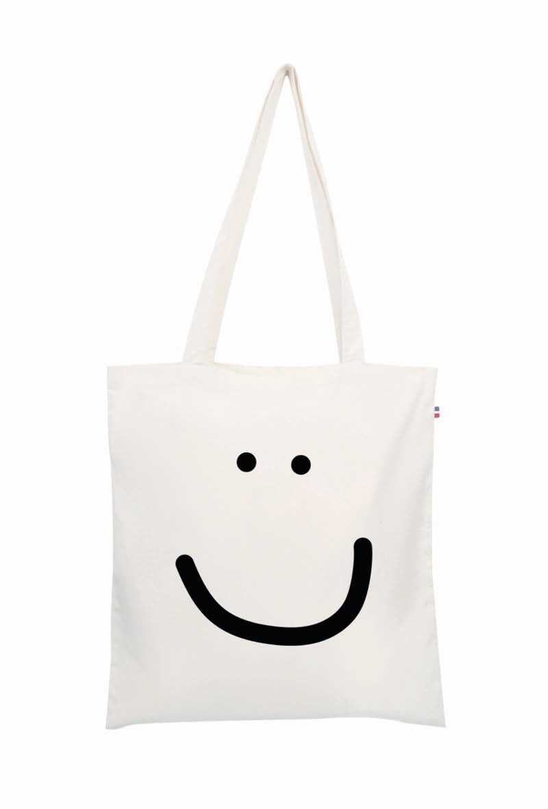 Wholesaler Le Tote-bag Français - : ) Smilley