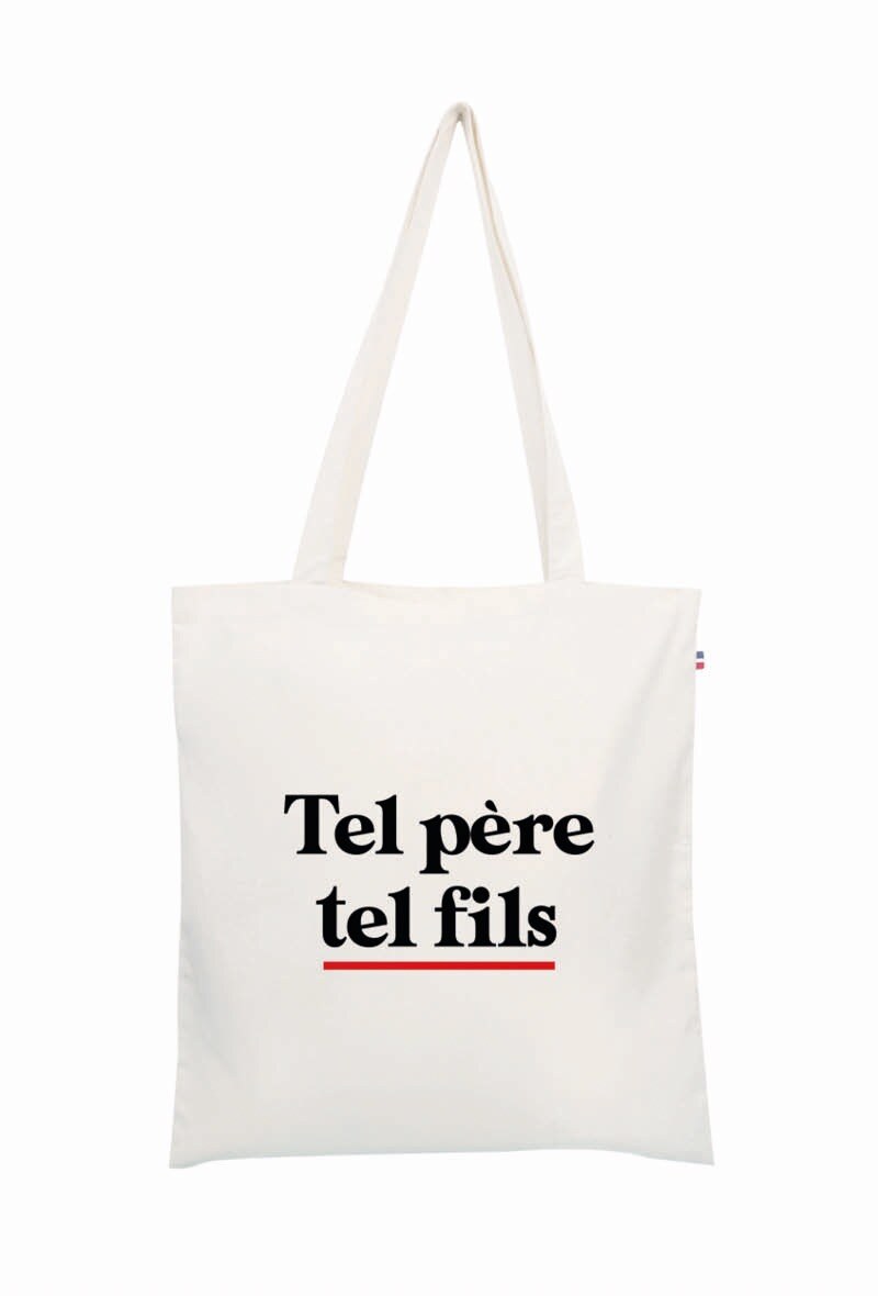 Wholesaler Le Tote-bag Français - Tel père, tel fils