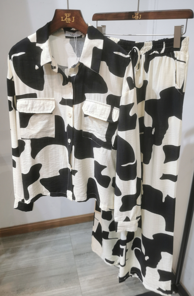 Wholesaler Léa-J - Short shirt pants set