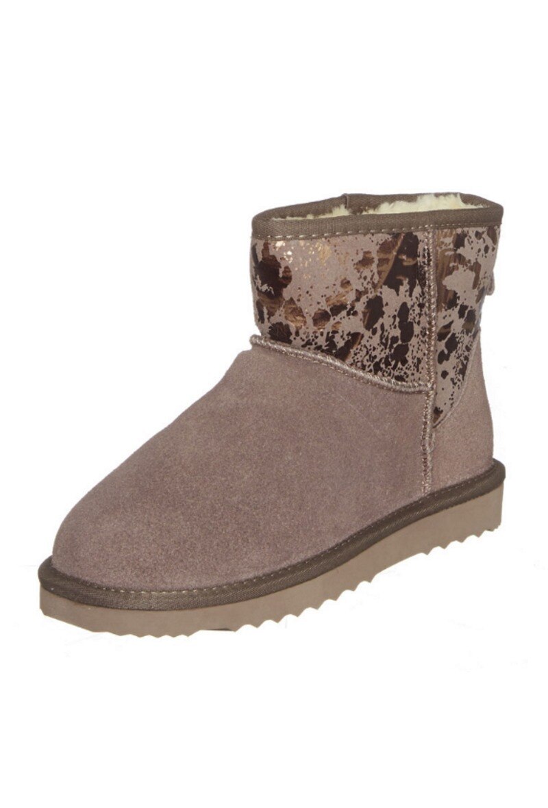 Wholesaler LEATHER COLLECTION - Women's lined boots