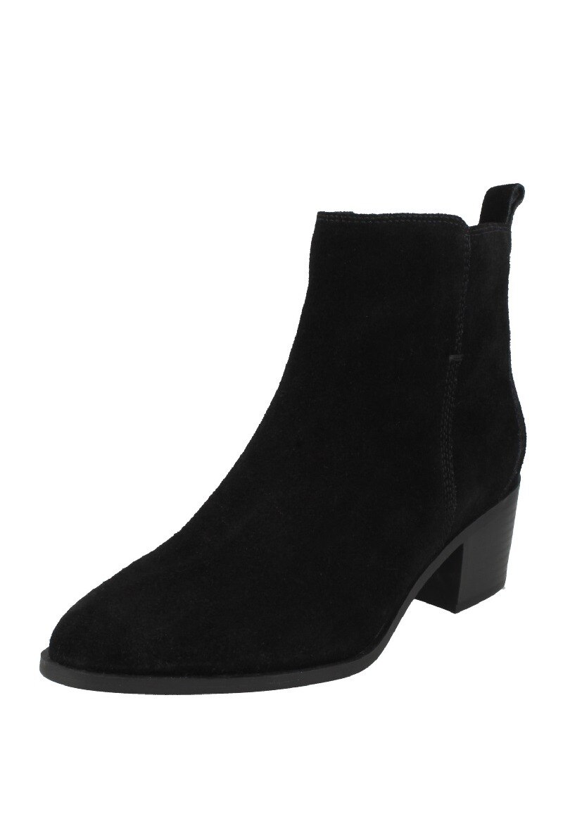 Wholesaler LEATHER COLLECTION - F51126 black nubuck leather boots