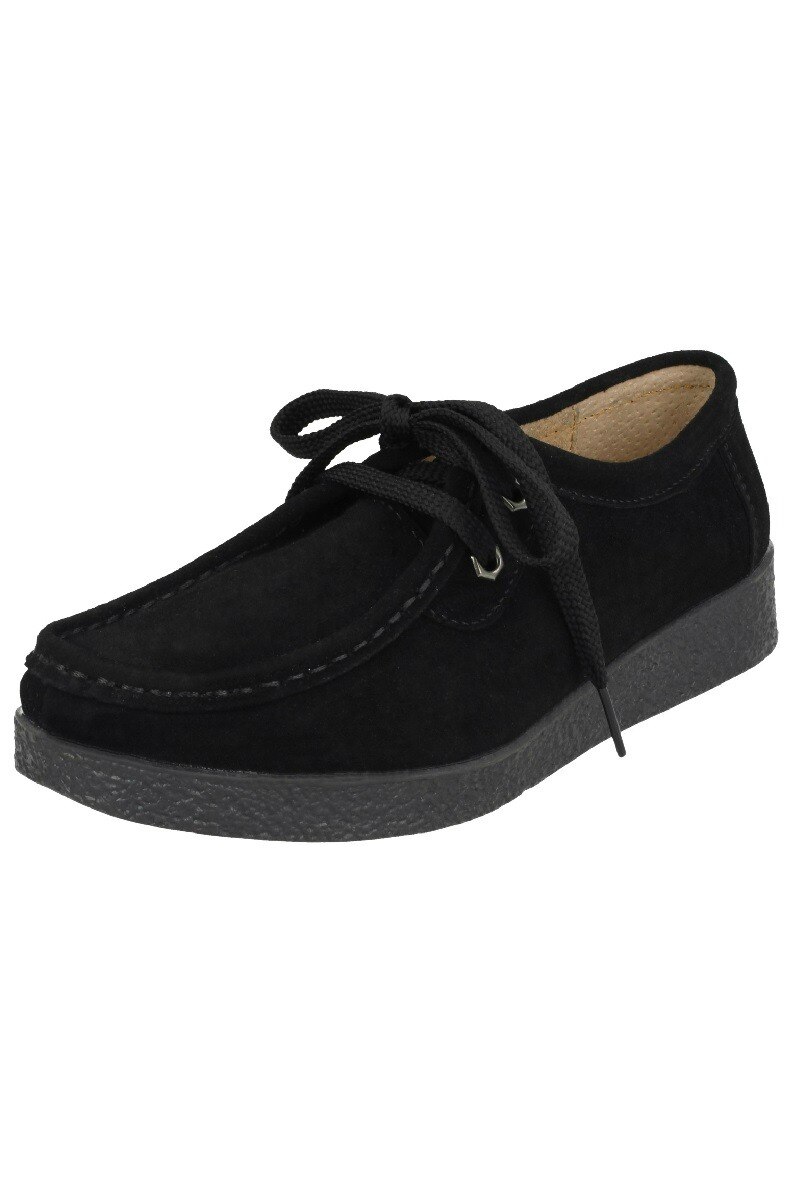 Wholesaler LEATHER COLLECTION - Women's shoes black suede