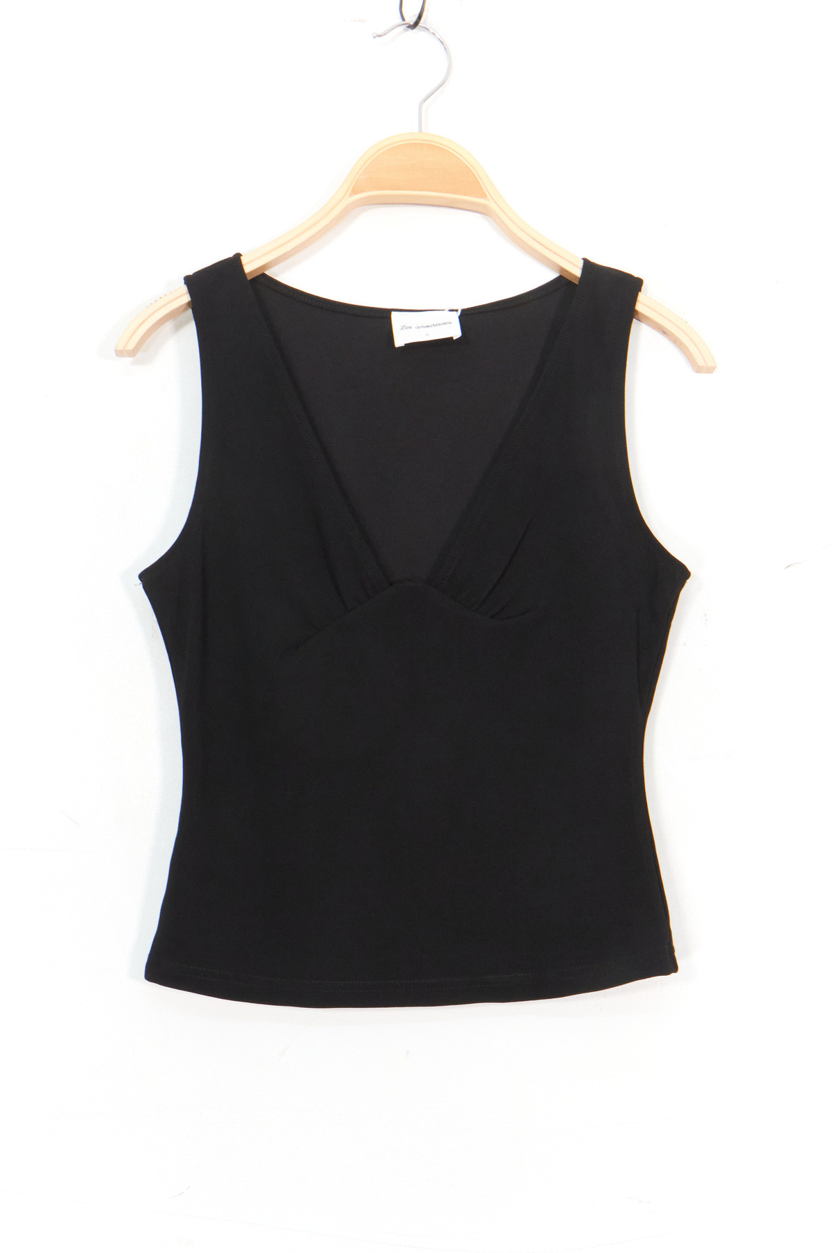 Wholesaler Les amoureuses - Sleeveless tank top with V neckline