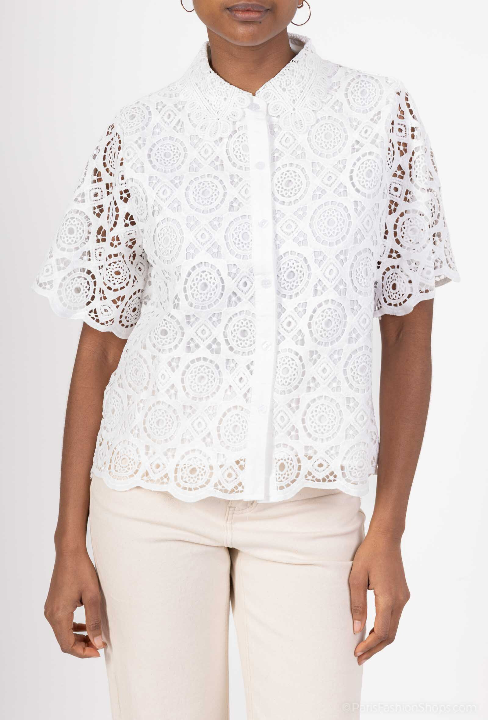 Wholesaler Les Bonnes Copines - Printed shirt pants set