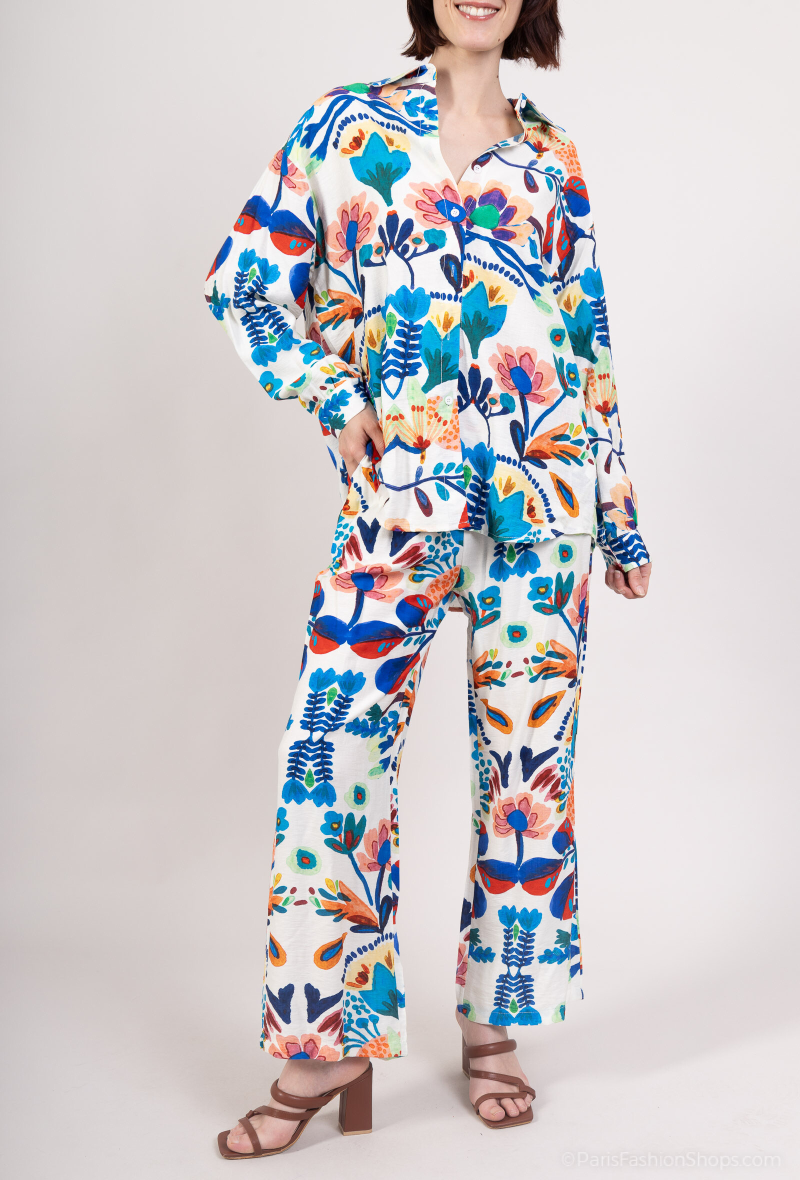 Grossista Les Bonnes Copines - Camicia e pantaloni
