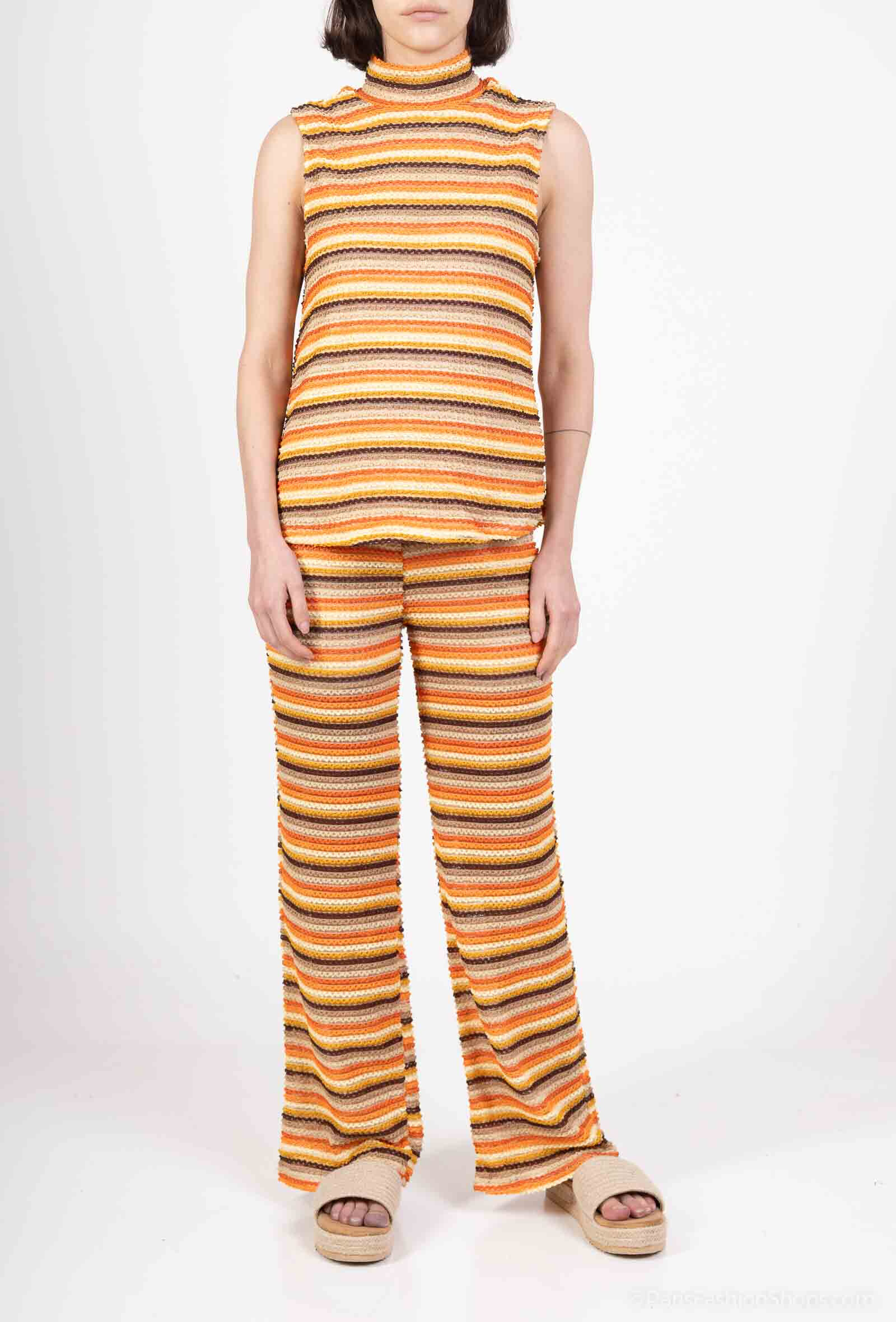 Grossista Les Bonnes Copines - Completo top senza maniche e pantaloni