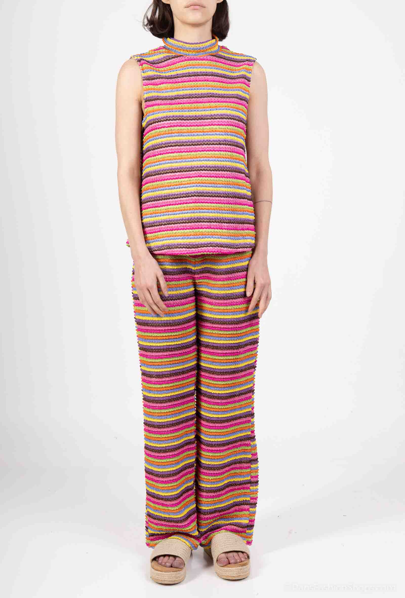 Grossista Les Bonnes Copines - Completo top senza maniche e pantaloni