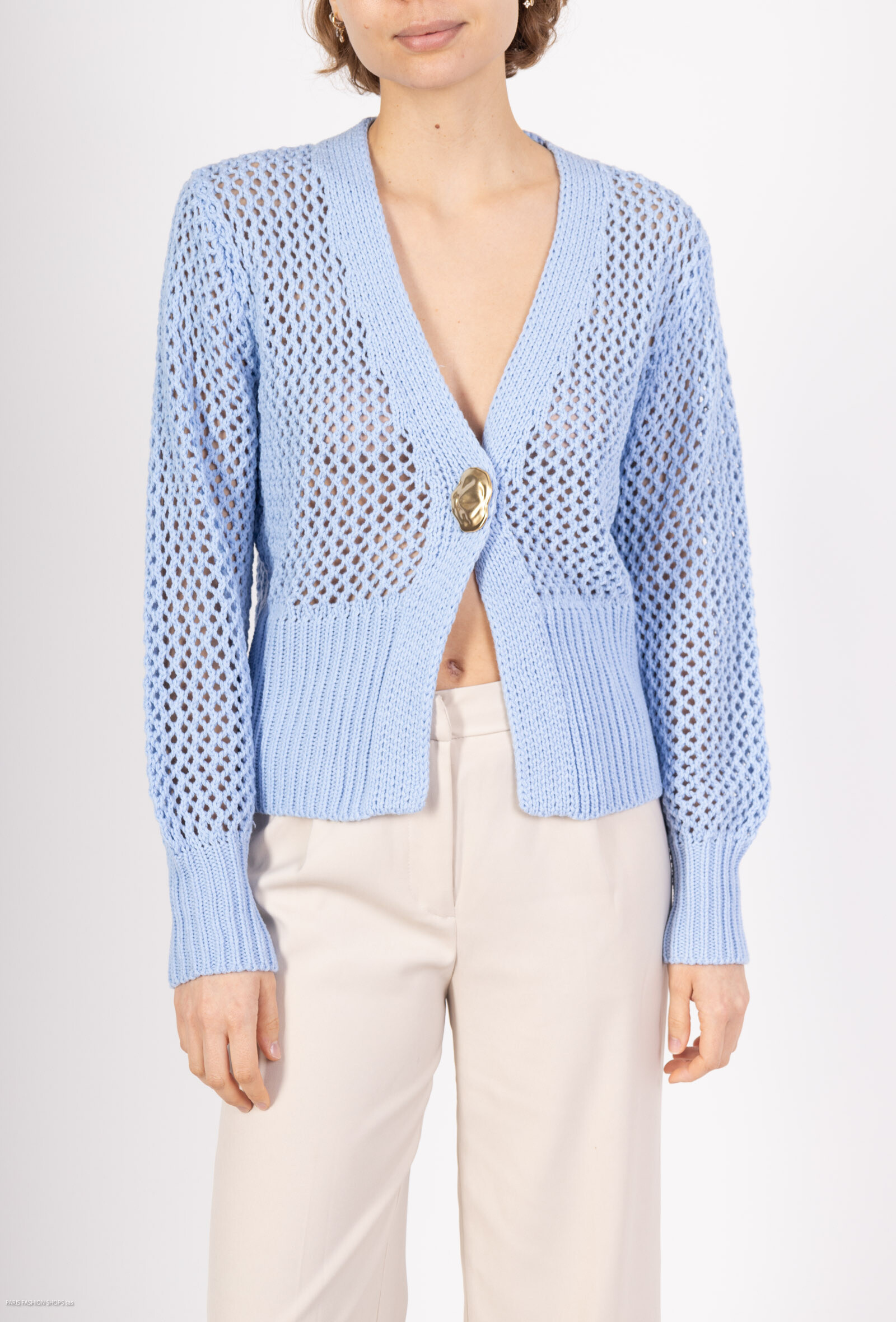 Grossiste Les Bonnes Copines - Gilet maille avec boutonnés